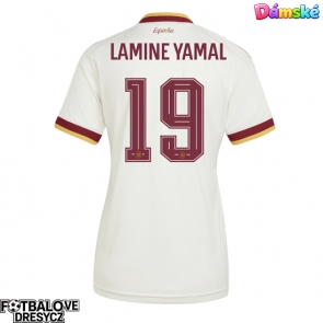 Španělsko Lamine Yamal #19 Dámské Venkovní Dres MS 2026 Krátký Rukáv